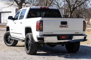 Chevrolet Silverado 2500 HD Running Boards - Rough Country - RPT2 - Matte Black - '07-'18